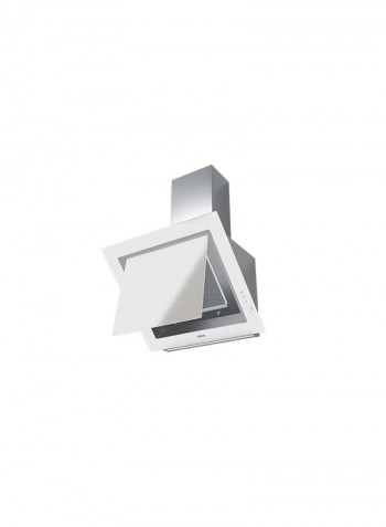 Dlv 68660 Tos Vertical Decorative Hood With Fresh Air Function In 60Cm 112930025 White Glass