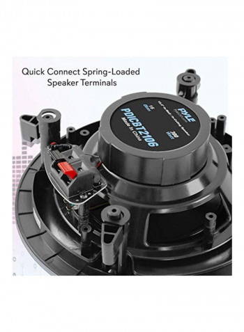 10" Bluetooth Ceiling And Wall Mount Speaker System B01JH3PKTQ Black/White