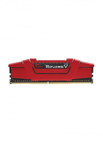 2-Piece Ripjaws V DDR4 RAM Set 8GB Red/Gold