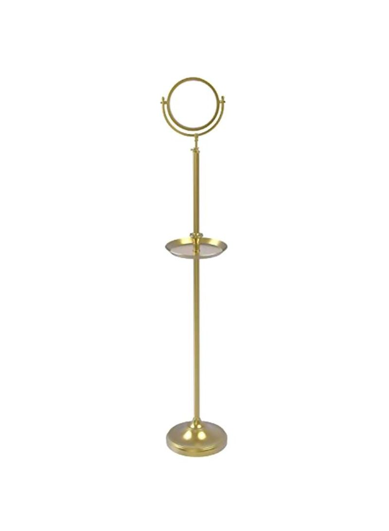 Double Face Make-Up Mirror Gold 8inch
