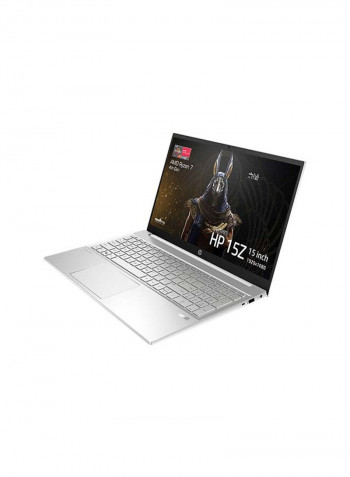 Pavilion 15Z-EH Laptop With 15.6-Inch Full HD Display, AMD Ryzen 7-4700U Processer/8GB RAM/256GB SSD/Intel UHD Graphics Siver