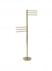Pivoting Arms Towel Stand Gold 12inch reviews Pivoting Arms Towel Stand Gold 12inch