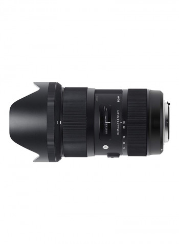 18-35mm F/1.8 DC HSM Art Lens For Nikon Camera Black
