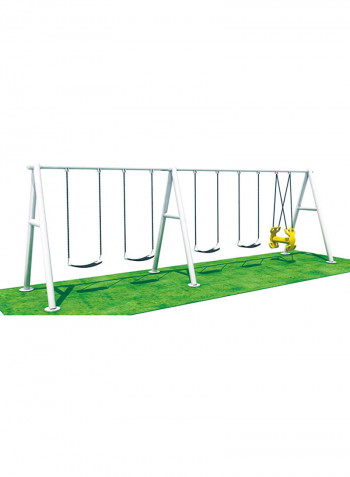 Outdoor Swing Set 5 Seat Seesaws 520 x 150 x 200cm