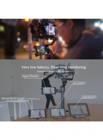 3-Axis Handheld Camera Gimbal Black
