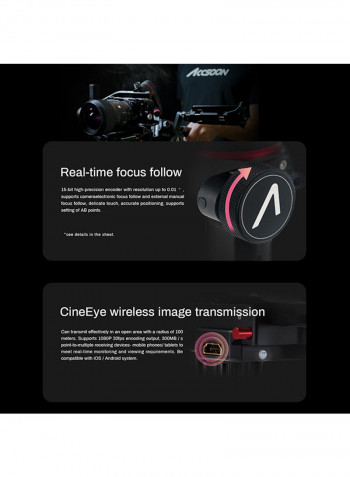 3-Axis Handheld Camera Gimbal Black
