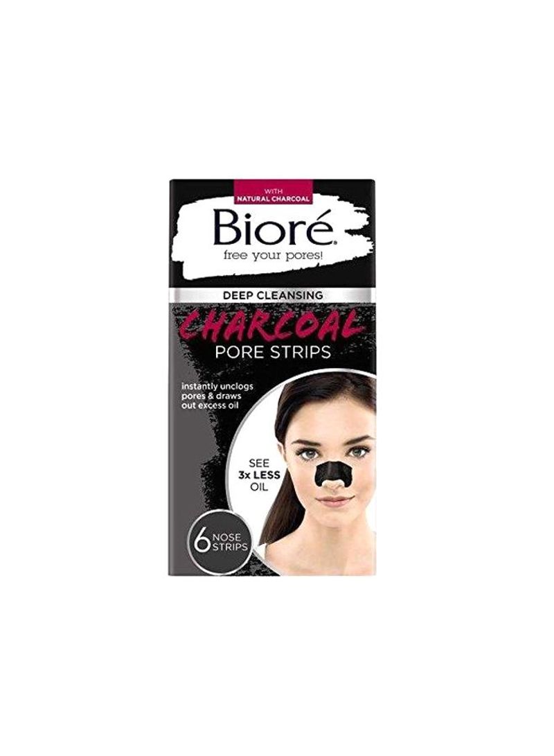 Deep Cleansing Charcoal Pore Strips Black