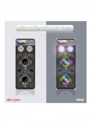 2-Way Disco Jam Outdoor/Indoor Sound Speaker B00EM7C6VS Grey/Silver