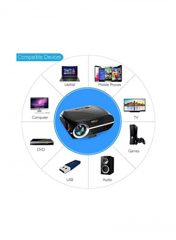 LED Lamp Cinema Home Theater PRJLE67 Black