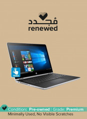 Renewed - Pavilion X360 14-dw1038TU (2019) Laptop With 14-Inch Touchscreen Display, Intel Core i3 Processor/8th Gen/32GB RAM/2TB SSD+HDD/Intel UHD Graphics Silver