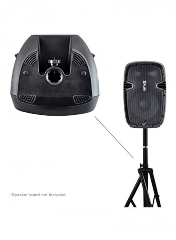 Bluetooth PA Speaker With Mic Wireless Portable PA Speaker System Black