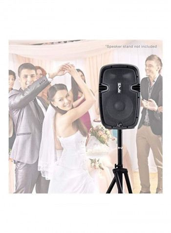 Bluetooth PA Speaker With Mic Wireless Portable PA Speaker System Black