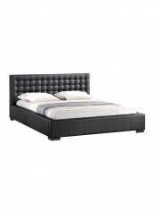 Madison Modern Bed With Mattress Black/White King