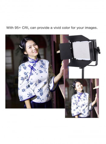 Adjustable Photography LED Light 43x30x10centimeter Black/White