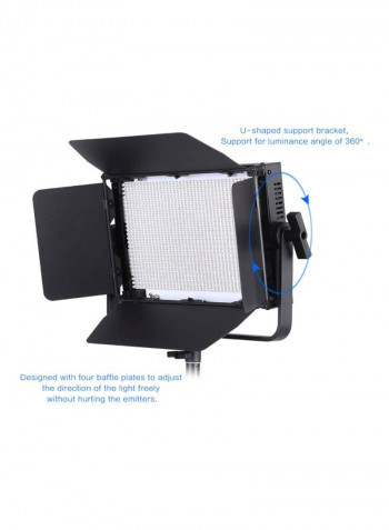Adjustable Photography LED Light 43x30x10centimeter Black/White
