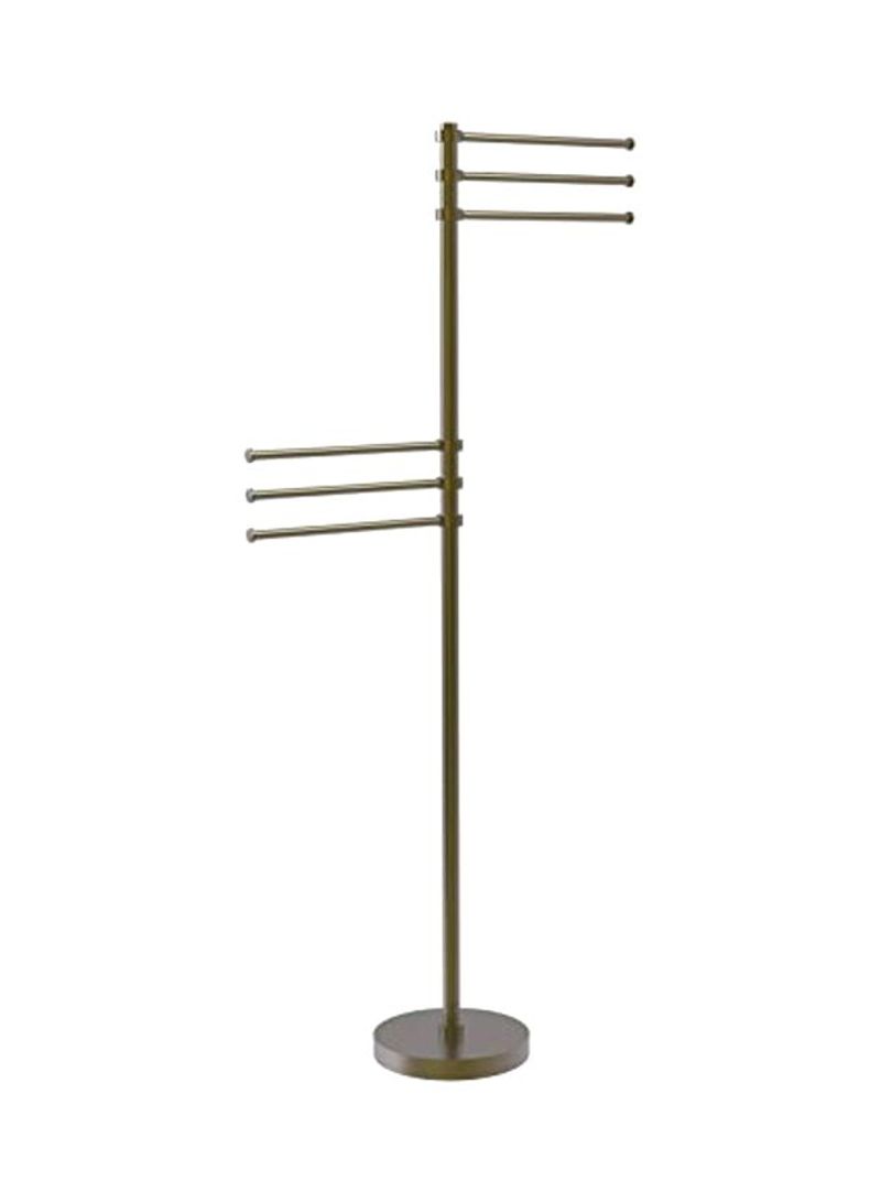 Six Arms Towel Stand gold 54x24x12inch