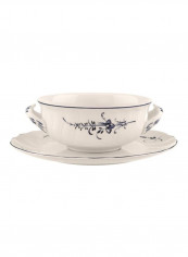 12-Piece Old Luxembourg Soup Cup With Saucer Set White/Blue/Black reviews 12-Piece Old Luxembourg Soup Cup With Saucer Set White/Blue/Black
