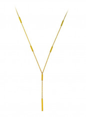 18 Karat Gold Dangle Necklace