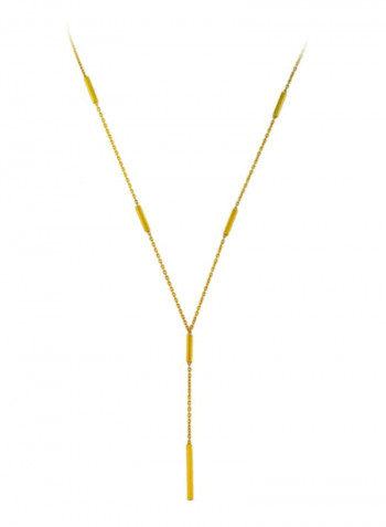 18 Karat Gold Dangle Necklace