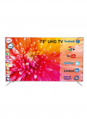 Led - Flat Smart Black Silver 75 Inch Uhd Smart UHD75LEDS Silver