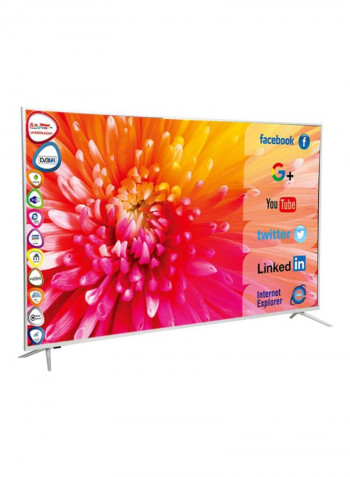 Led - Flat Smart Black Silver 75 Inch Uhd Smart UHD75LEDS Silver