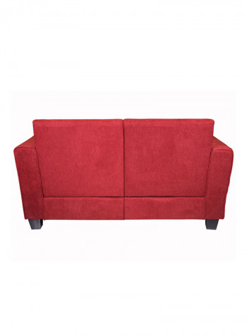 Alessandra 2 Seater Fabric Sofa Red/White