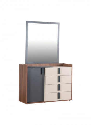 5-Piece Revival King Bedroom Set Brown 180x200cm