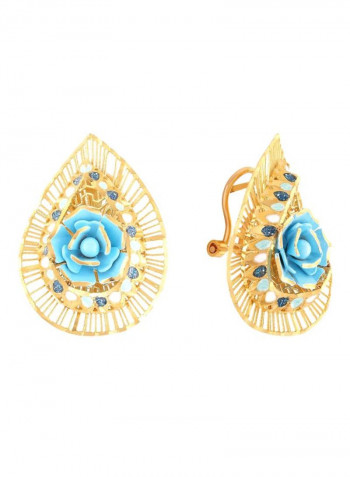 18 Karat Yellow Gold Earrings