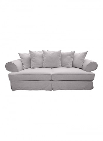 Perfume 3-Seater Sofa Beige 236x98x95centimeter