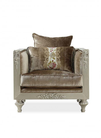Ramazan Armchair Gold 88 x 91.5 x 74.2cm