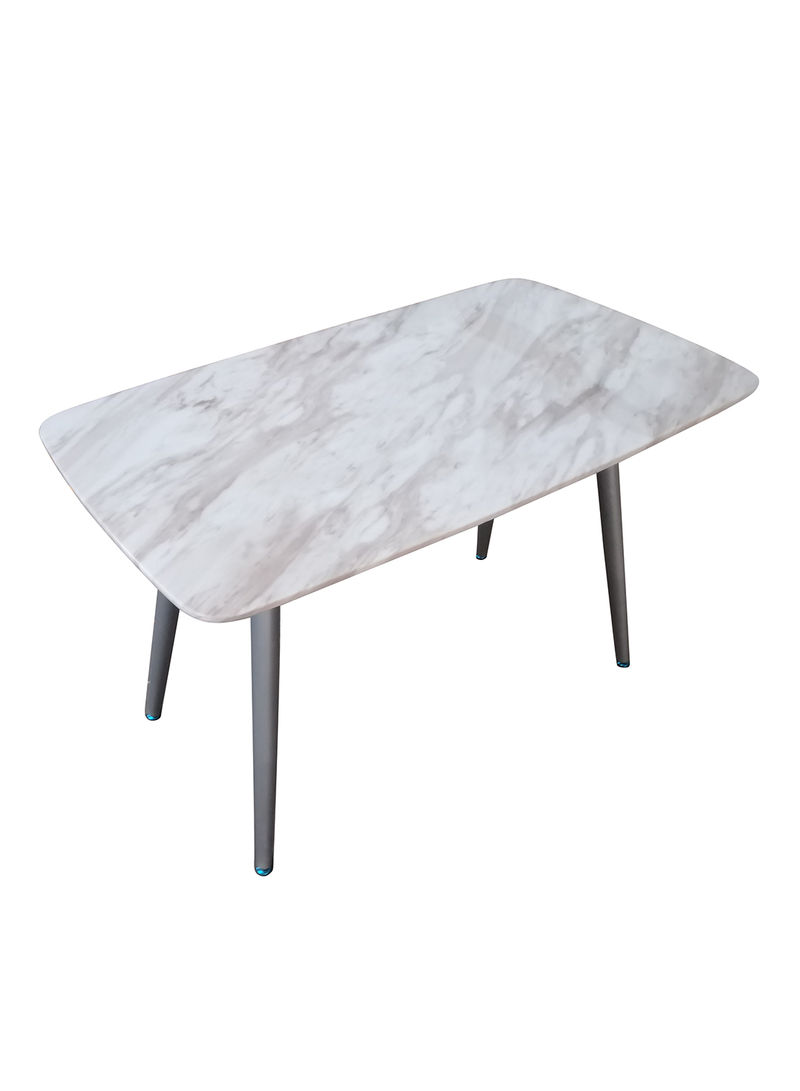 Modern Marble Dining Table White/Grey/Black