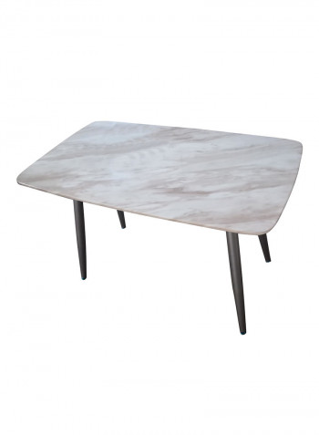 Modern Marble Dining Table White/Grey/Black
