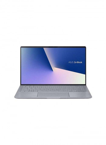 Zenbook 14 Laptop With 14-Inch Display, AMD Ryzen 5 4500U Processer/8GB RAM/256GB SSD/2GB Nvidia MX350 Graphics Card Light Grey