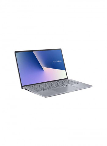 Zenbook 14 Laptop With 14-Inch Display, AMD Ryzen 5 4500U Processer/8GB RAM/256GB SSD/2GB Nvidia MX350 Graphics Card Light Grey