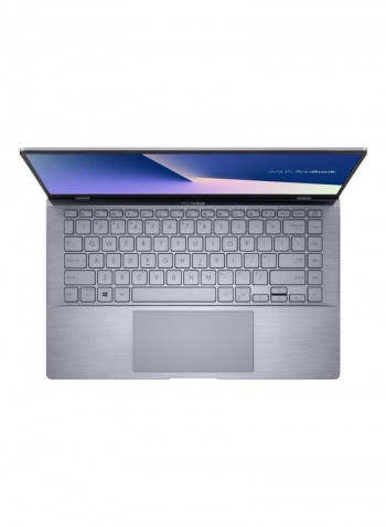 Zenbook 14 Laptop With 14-Inch Display, AMD Ryzen 5 4500U Processer/8GB RAM/256GB SSD/2GB Nvidia MX350 Graphics Card Light Grey