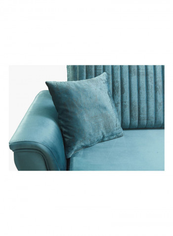 3-Seater Sofa Bed With Two Cushion Green 230 x 175cm