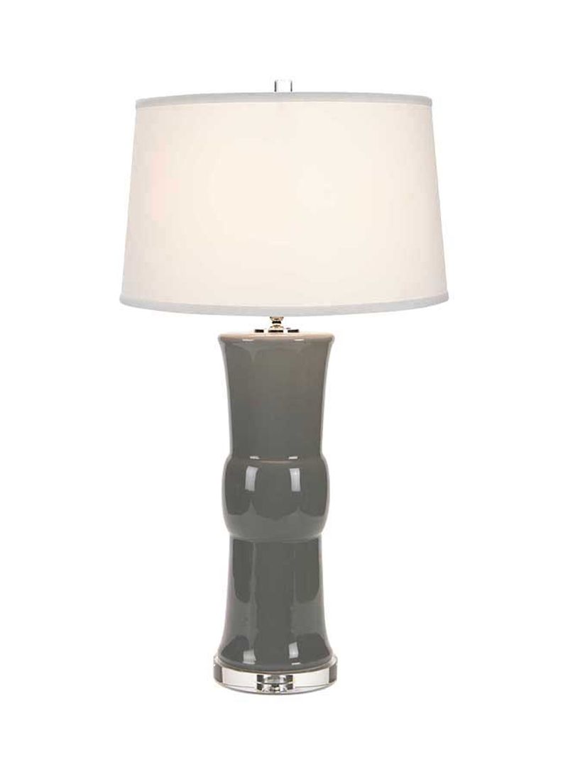 Caprice Table Lamp Grey/White 17.78 x 81.28centimeter