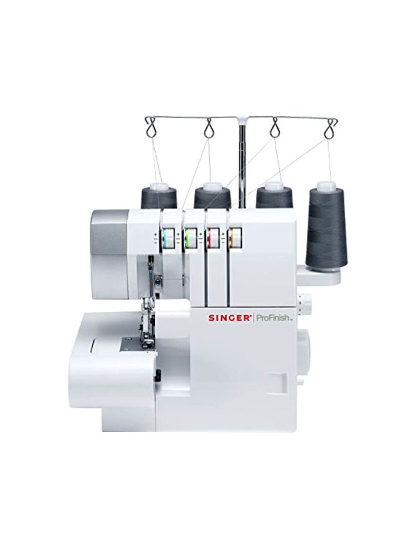 Electric Overlock Sewing Machine 14CG754 White/Red