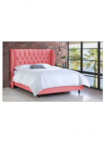 Tufted Upholstered Bed With Mattress Petal 200 x 200centimeter