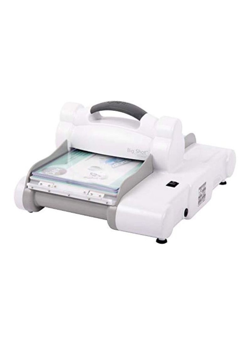 Electric Die Cutting And Embossing Machine With Extended Accessories White/Grey
