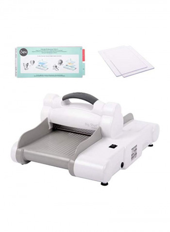 Electric Die Cutting And Embossing Machine With Extended Accessories White/Grey