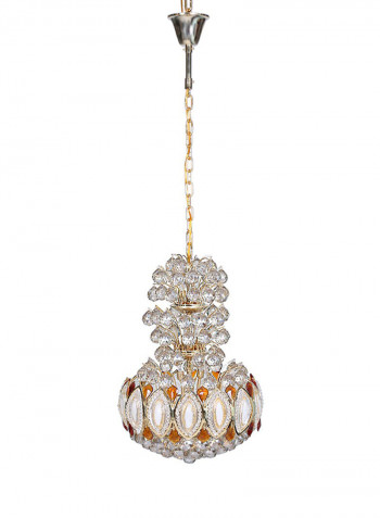 Chandelier Clear/Gold 400x620millimeter