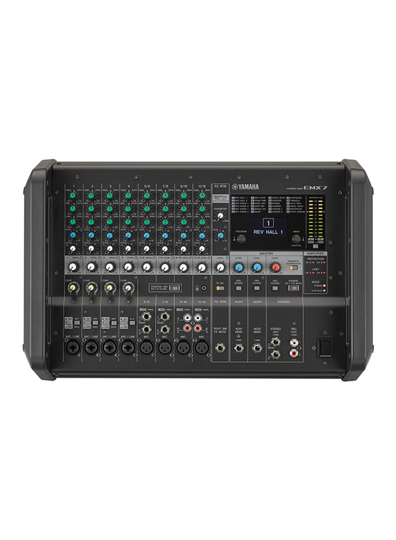 12-Channel Stereo Powered Mixer EMX5 Black