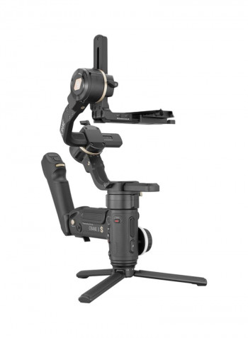 Crane 3S 3-Axis Gimbal Stabilizer Black