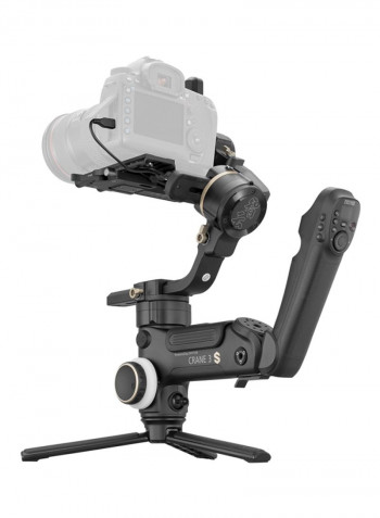Crane 3S 3-Axis Gimbal Stabilizer Black