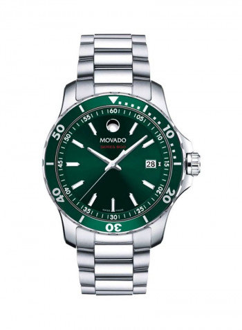 Men's Series 800 Green Dial 40mm Swiss Quartz Watch 2600136