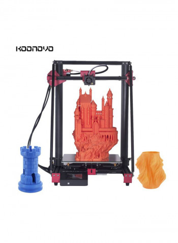 DIY High Precision 3D Printer 630x430x520millimeter Black/Red