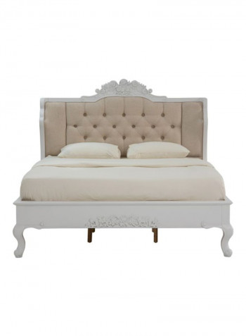 New Louis Bed White 180 x 200cm