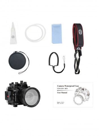 Protective Diving Housing Waterproof Camera Case For Sony A9 Multicolour