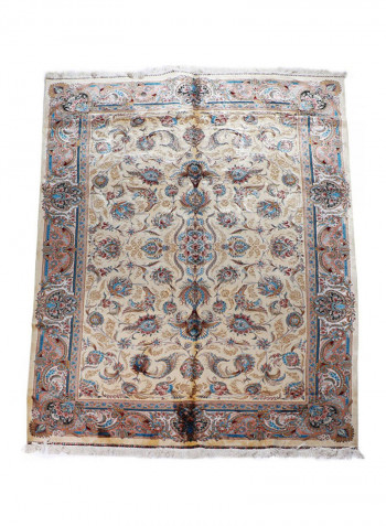 Al Fuad Machine Made Silk Iranian Carpet Multicolour 200X300cm